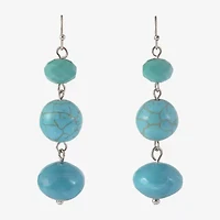 Mixit Womens Drop Earrings