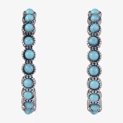 Mixit Womens 29.1mm Hoop Earrings