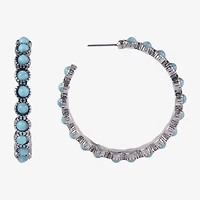 Mixit Womens 29.1mm Hoop Earrings