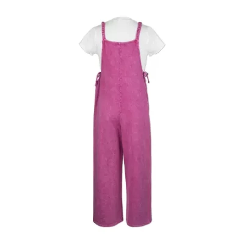 Speechless Big Kid Girls Crew Neck Short Sleeve 2-pc. Jumpsuit
