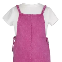 Speechless Big Kid Girls Crew Neck Short Sleeve 2-pc. Jumpsuit