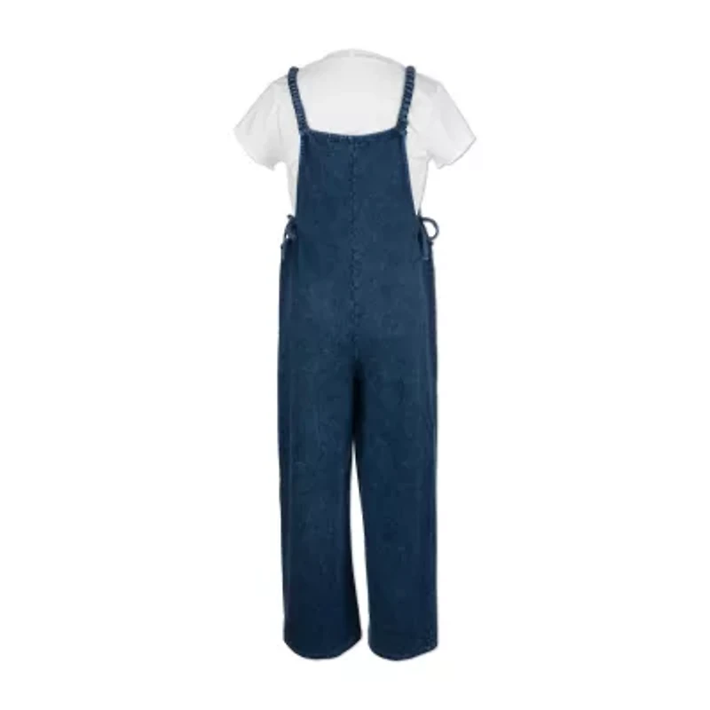 Speechless Big Kid Girls Crew Neck Short Sleeve 2-pc. Jumpsuit
