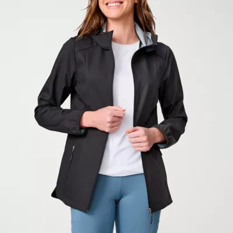 Free Country Womens Water Resistant Lightweight Raincoat