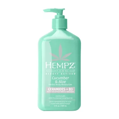 Hempz New! Cucumber & Aloe Herbal Body Moisturizer 17 Oz.