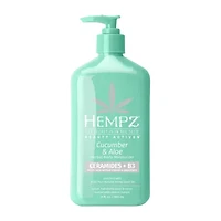 Hempz New! Cucumber & Aloe Herbal Body Moisturizer 17 Oz.