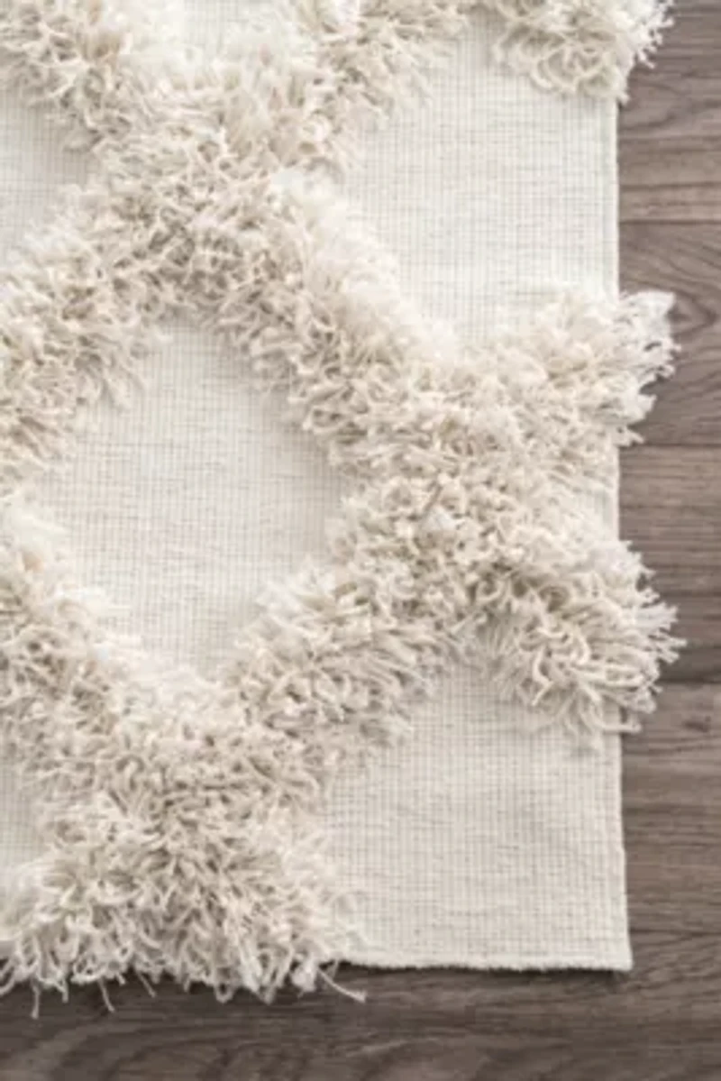 nuLoom Francene Diamond Trellis Shaggy RectangularRug