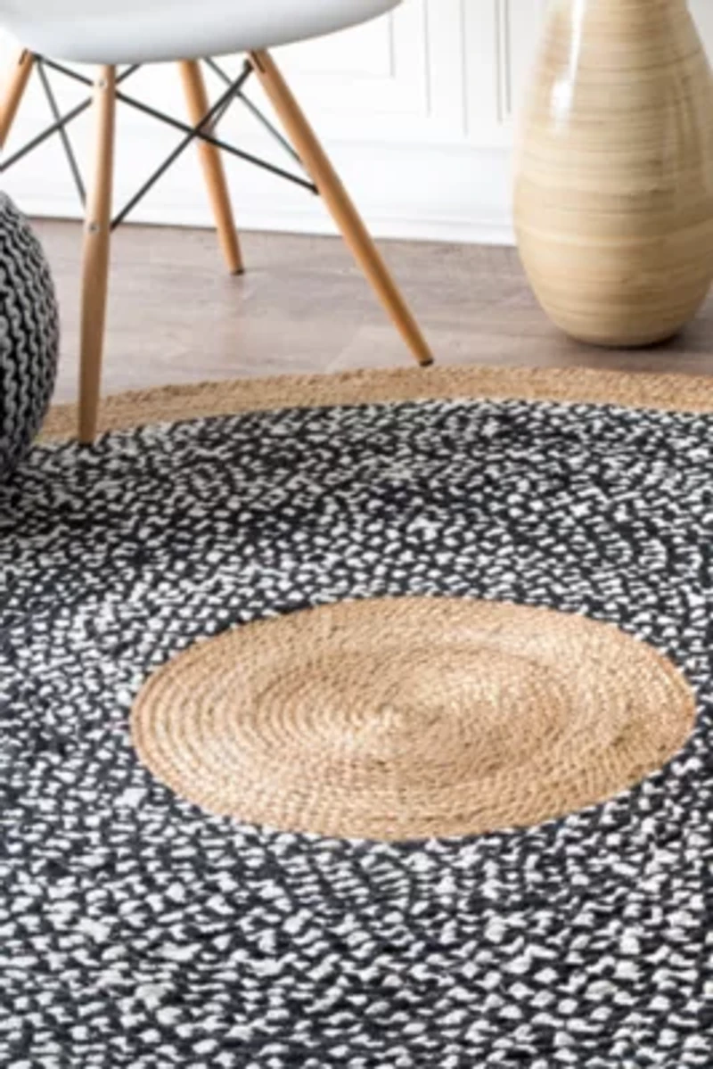 nuLoom Lesha Natural Fiber Round Rug