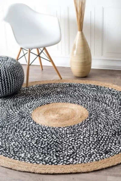 nuLoom Lesha Natural Fiber Round Rug