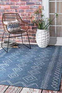 nuLoom Serna Outdoor Rectangular Rug