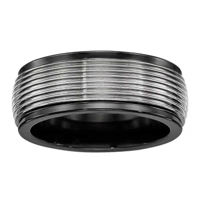 Mens 9M Titanium Wedding Band