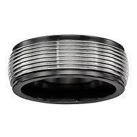 Mens 9M Titanium Wedding Band