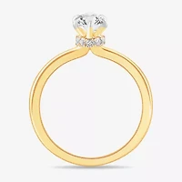 Womens 1 1/4 CT. T.W. Lab Grown White Diamond 14K Gold Marquise Solitaire Bridal Set
