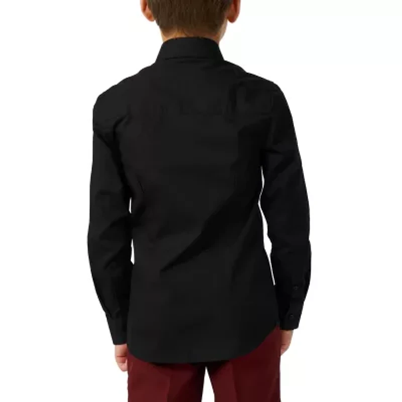 Opposuits Little Boys Spread Collar Long Sleeve Dress Shirt