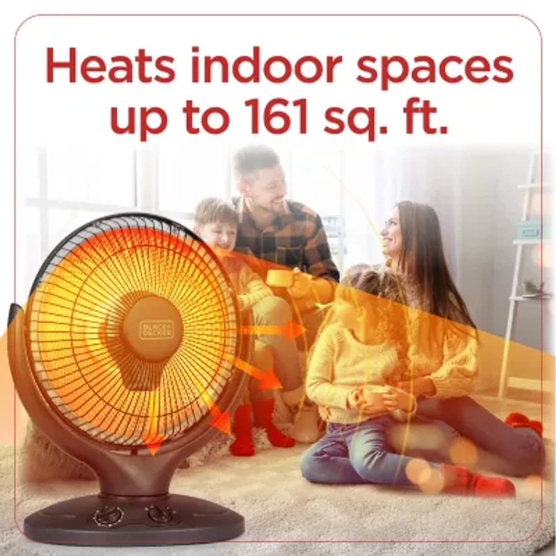 BLACK+DECKER 14 inch Radiant Dish Heater