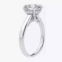 (G-H / Si1-Si2) Womens 1 1/7 CT. T.W. Lab Grown White Diamond 14K Gold Round Solitaire Engagement Ring