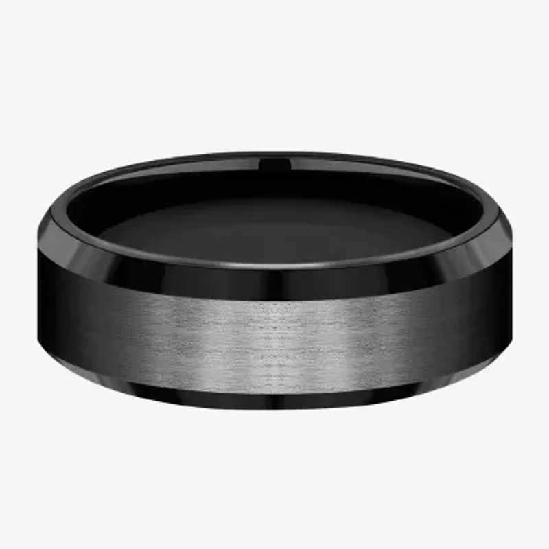 Mens 7MM Titanium Wedding Band