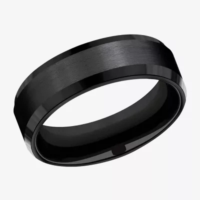 Mens 7MM Titanium Wedding Band