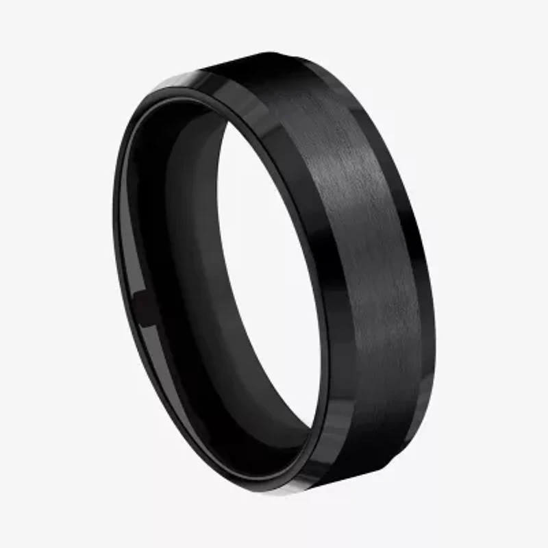 Mens 7MM Titanium Wedding Band