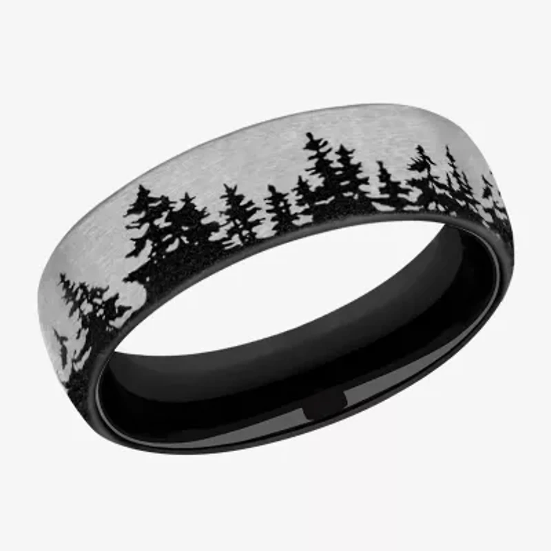 Mens 6.5MM Titanium Wedding Band