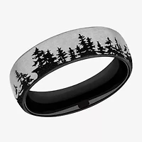 Mens 6.5MM Titanium Wedding Band