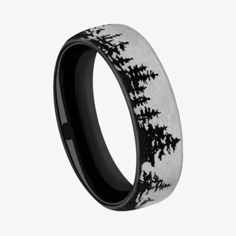 Mens 6.5MM Titanium Wedding Band