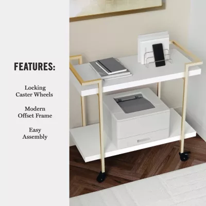 Martha Stewart Liam Printer Cart