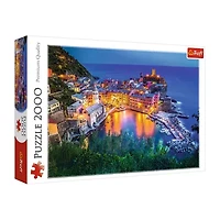 Trefl Puzzles - 2000 Piece Vernazza At Dusk 2000-pc. Puzzle