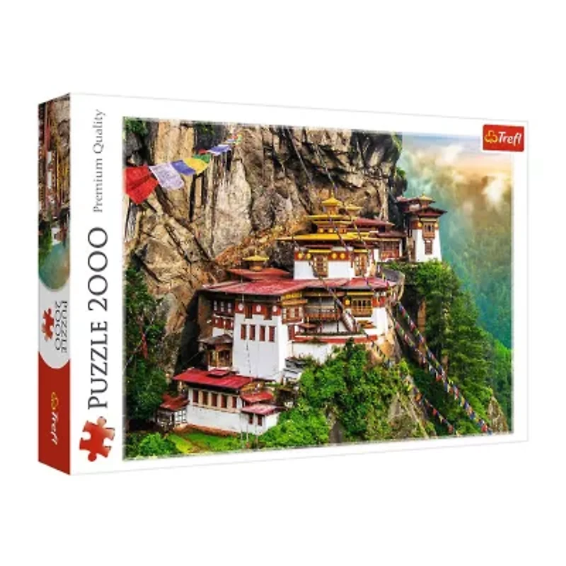 Trefl Puzzles - 2000 Piece Tigers Nest Bhutan 2000-pc. Puzzle