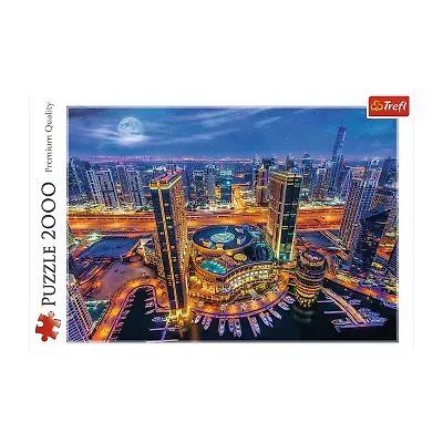 Trefl Puzzles - 2000 Piece Lights Of Dubai 2000-pc. Puzzle