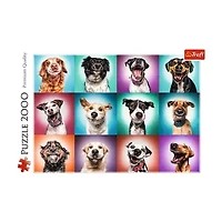 Trefl Puzzles - 2000 Piece Funny Dog Portraits Puzzle