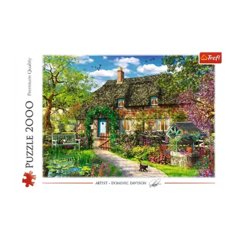 Trefl Puzzles - 2000 Piece Country Cottage 2000-pc. Puzzle