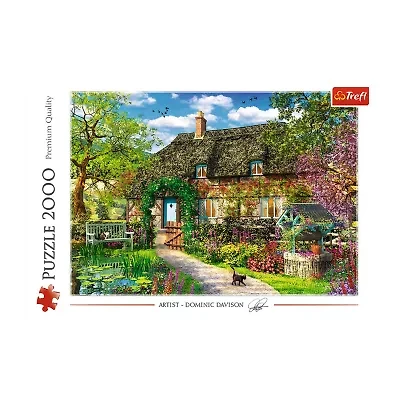 Trefl Puzzles - 2000 Piece Country Cottage 2000-pc. Puzzle