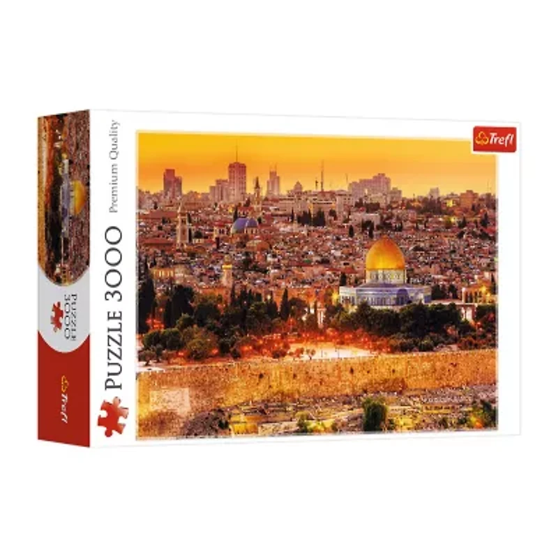 Trefl Puzzles - 3000 Piece The Roofs Of Jerusalem 3000-pc. Puzzle