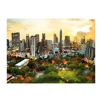 Trefl Puzzles - 3000 Piece Sunset In Bangkok 3000-pc. Puzzle