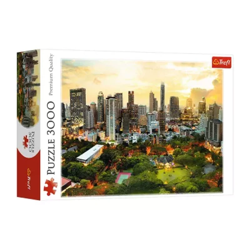 Trefl Puzzles - 3000 Piece Sunset In Bangkok 3000-pc. Puzzle