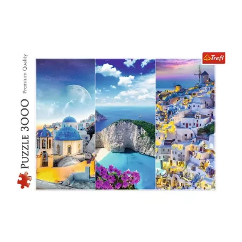 Trefl Puzzles - 3000 Piece Greek Holidays 3000-pc. Puzzle