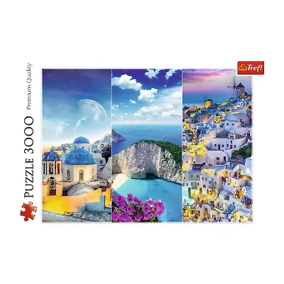 Trefl Puzzles - 3000 Piece Greek Holidays 3000-pc. Puzzle