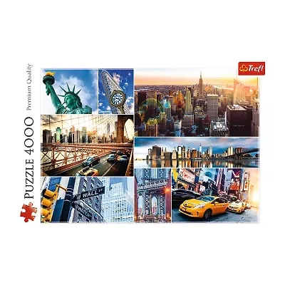 Trefl Puzzles - 4000 Piece New York Collage 4000-pc. Puzzle