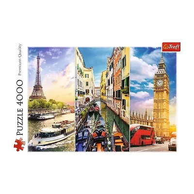 Trefl Puzzles - 4000 Piece Trip Around Europe 4000-pc. Puzzle