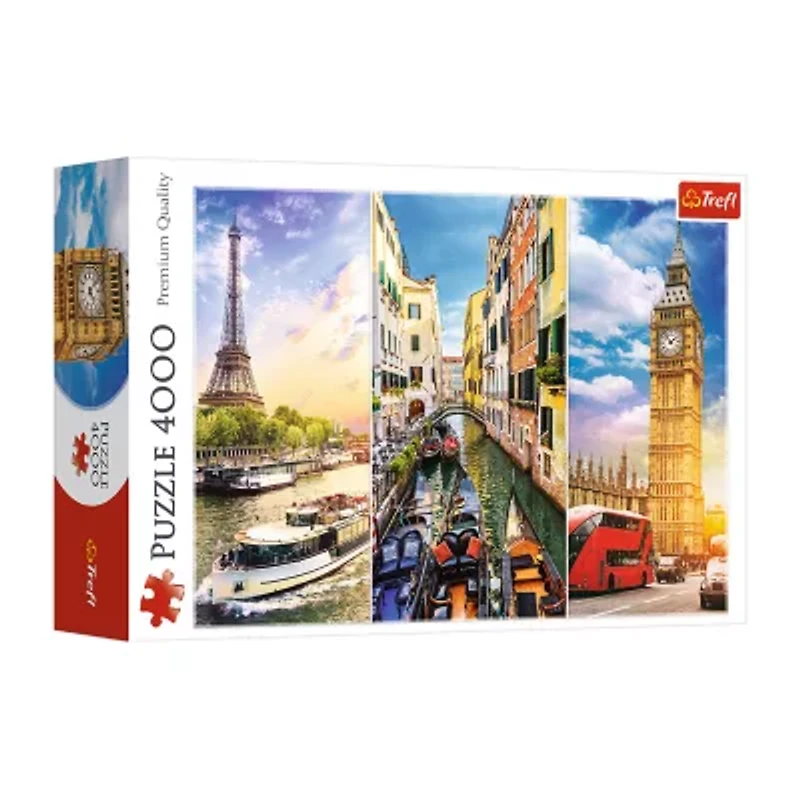 Trefl Puzzles - 4000 Piece Trip Around Europe 4000-pc. Puzzle
