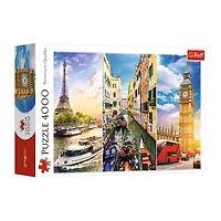 Trefl Puzzles - 4000 Piece Trip Around Europe 4000-pc. Puzzle