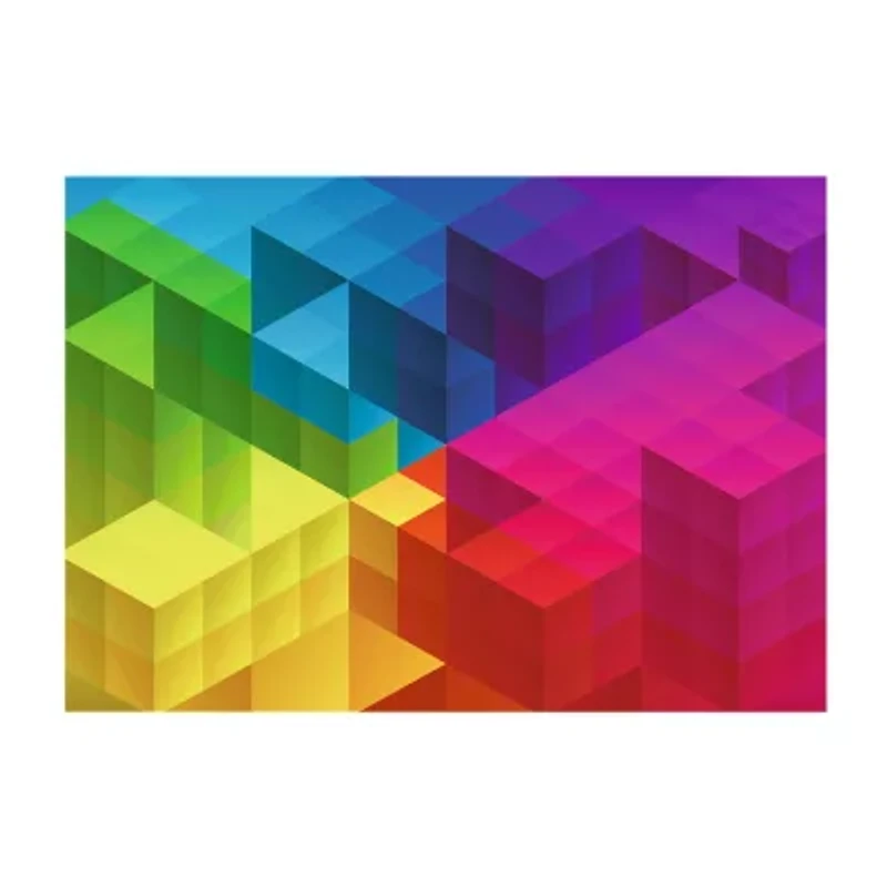 Trefl Puzzles - 1000 Piece Coulor Splash Cubic Gradient 1000-pc. Puzzle