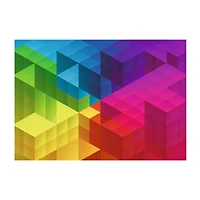 Trefl Puzzles - 1000 Piece Coulor Splash Cubic Gradient 1000-pc. Puzzle