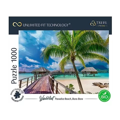 Trefl Puzzles - 1000 Piece Uft Paradise Beach Borabora 1000-pc. Puzzle