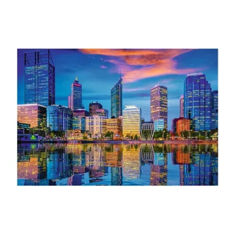 Trefl Puzzles - 1500 Piece Cityscape Perth Australia 1500-pc. Puzzle