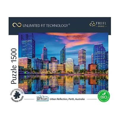Trefl Puzzles - 1500 Piece Cityscape Perth Australia 1500-pc. Puzzle