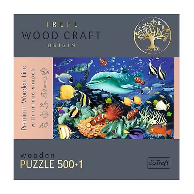 Trefl Puzzles - 501 Piece Wood Sea Life 501-pc. Puzzle