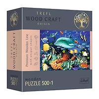 Trefl Puzzles - 501 Piece Wood Sea Life 501-pc. Puzzle