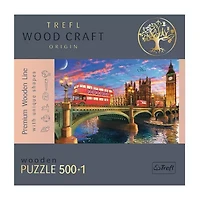 Trefl Puzzles - 501 Piece Wood Big Ben London 501-pc. Puzzle