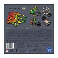 Trefl Puzzles - 501 Piece Wood Rainbow Butterflies 501-pc. Puzzle